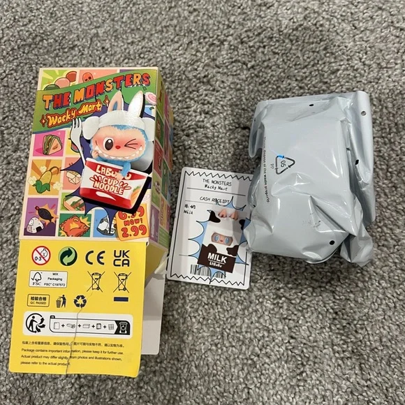 Pop Mart Labubu The Monsters Wacky Mart "Milk" - Picture 3 of 7